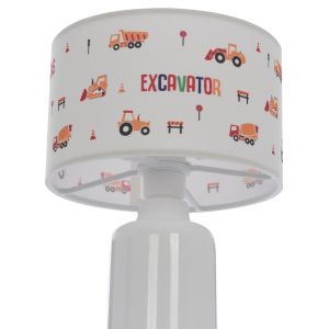 Table lamp for children's room textile cylindrical "cap" D24x32cm Hm7577,04