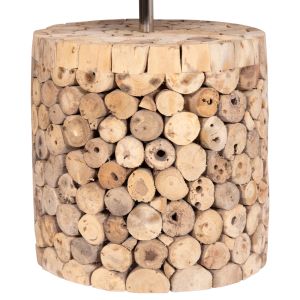 Round table lamp Twiggy Hm4427 wood Φ24.5x45cm.