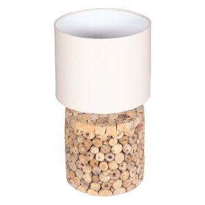 Round table lamp Twiggy Hm4427 wood Φ24.5x45cm.