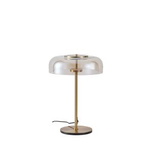 Table lamp metal with glass 7w 840lm 3000k 300x430mm Cognac Arte Illumina Lobby