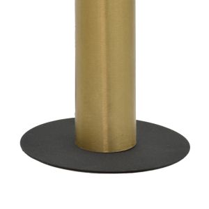 Table lamp freestanding for floor Cableler metal black D46x114cm