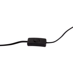 Cylindrical table lamp Gwyn Hm4435 wooden rattan branches in natural color Φ18.5x28.5cm.