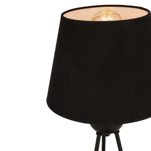 Table lamp black color Hm7396,01 21x53cm