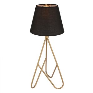 Table metal lamp black/gold Hm7567,02 24x60hcm