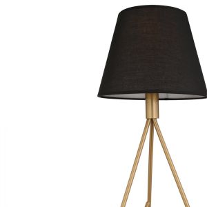 Table metal lamp black/gold Hm7567,02 24x60hcm