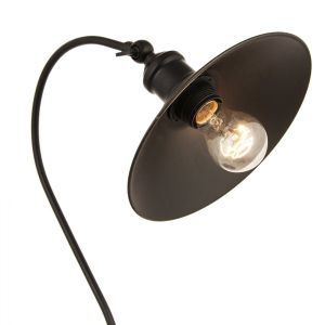 Table metal lamp black color Hm7571,01 22x50hcm
