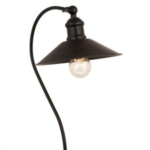 Table metal lamp black color Hm7571,01 22x50hcm