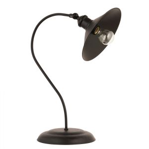 Table metal lamp black color Hm7571,01 22x50hcm