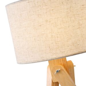 Wooden table lamps 1xe27 Max15w 280χ500mm Arte Illumina Madera