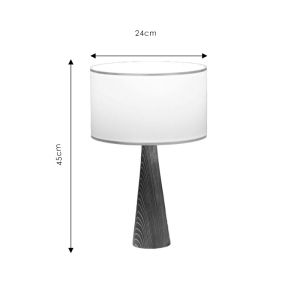 Kalito night lamp brown/ivory D24x45cm