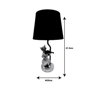 Night lamp Lembo Inart E27 metal/polyresin D20x41.5cm