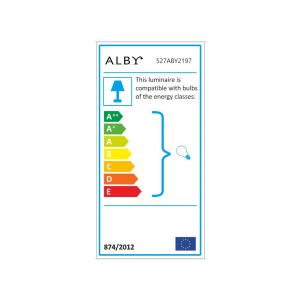 Night lamp black/gold Hm7290 D28x50cm