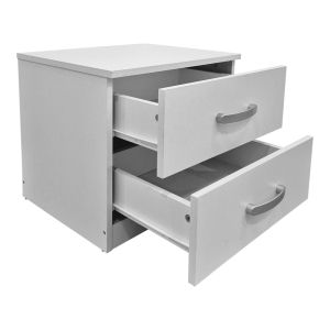 Нощни шкафчета Athos в бяло 48x40x41.5 см