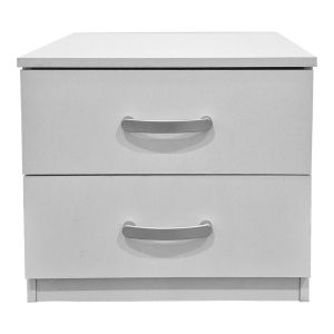 Нощни шкафчета Athos в бяло 48x40x41.5 см