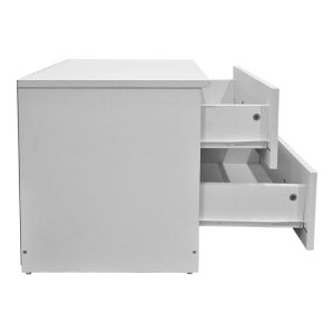 Нощни шкафчета Athos в бяло 48x40x41.5 см