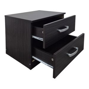 Нощни шкафчета Athos в цвят венге 48x40x41.5 см