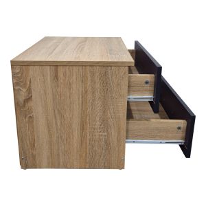 Нощни шкафчета Athos в цвят сонома-антрацит 48x40x41.5 см
