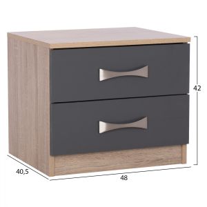 Нощно шкафче Ashlyn 48x40,5x42 Hm2235,04