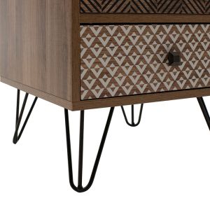 Нощно шкафче Boho-b цвят орех 40x40x59cм