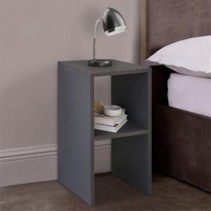 Нощно шкафче Deseo в антрацит 30x30x60см
