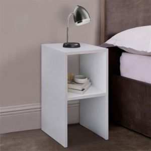 Нощно шкафче Deseo в бяло 30x30x60см