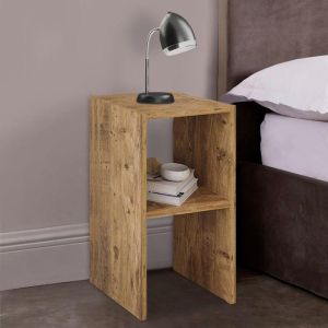 Нощно шкафче Deseo в дъбов нюанс 30x30x60см