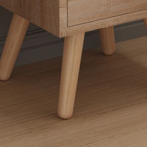 Dinkl bedside table, Hm2472.01, melamine-2 drawers, sonema, 29.7x29.7x45hcm