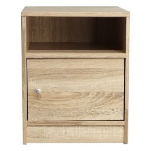 Нощно шкафче Foly с една врата цвят сонома 40x40x50cм