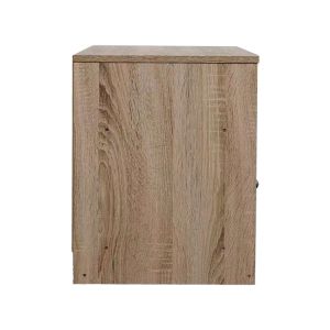 Нощно шкафче Foly с шкаф в цвят сонома-антрацит 40x40x50см