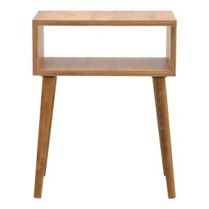 Нощно шкафче Hank в естествен калъф 45x30x60см