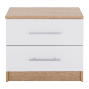 Нощно шкафче Hm2220,06 цвят бял/сонома 48x40,5x41,5cm