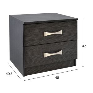 Нощно шкафче Hm2235,01 Zebrano 48x40x42