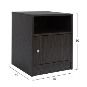 Нощно шкафче Melamine Hm2205,01 Zebrano 40x40x50