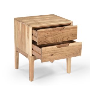 Нощно шкафче Snooze акация масив 43x35,5x51cм