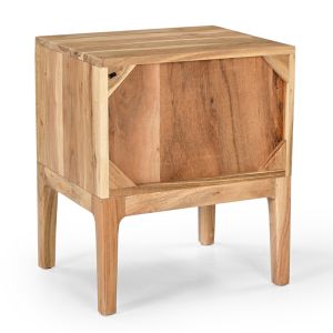 Нощно шкафче Snooze акация масив 43x35,5x51cм