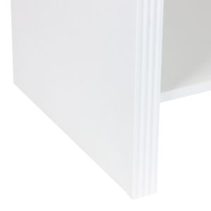 Нощно шкафче Zeplen Mdf в бял цвят 40x30x53см