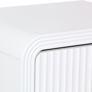 Нощно шкафче Zeplen Mdf в бял цвят 40x30x53см