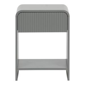 Нощно шкафче Zeplen Mdf в сив цвят 40x40x53см