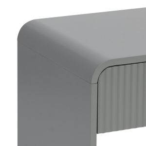 Нощно шкафче Zeplen Mdf в сив цвят 40x40x53см