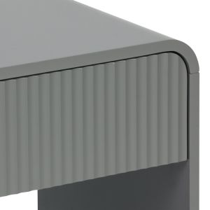 Нощно шкафче Zeplen Mdf в сив цвят 40x40x53см