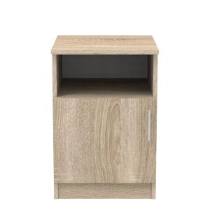 Melamine bedside table Galdi in sonoma color 40x45x60cm
