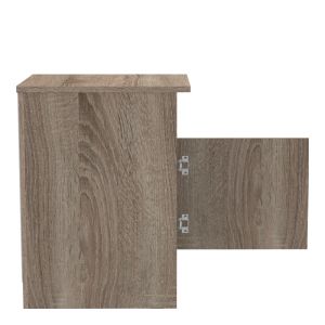 Melamine bedside table Galdi in sonoma truffle color 40x45x60cm