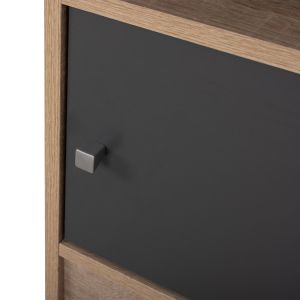 Нощно шкафче от меламин Malory Hm2205,04 цвят сонома/сив 40x40x50