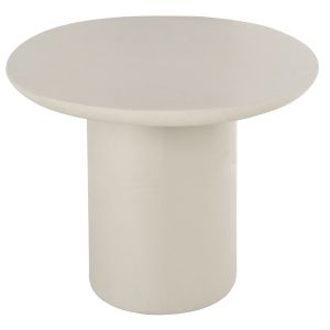 Oval dining table Breccan Hm6577.02 beige fiber cement 240x100x75cm.