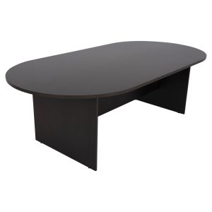 Oval conference desk Sienna, melamine in wine 240x120x75hcm Hm2134,02