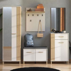 Belfort mirror with cashmere frame, dimensions 51x2x83cm