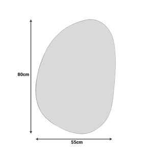 Listro mirror 55x1x80cm