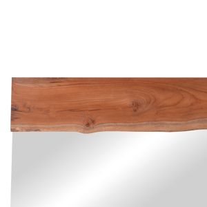 Riverine teak mirror in natural shade 120x80x4cm