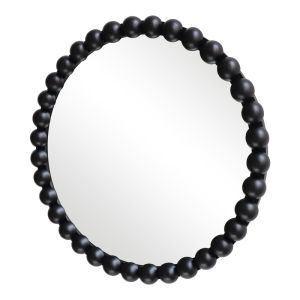 Specio wooden mirror in black shade 60x4.5cm