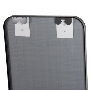 Огледало за под Boely Hm9577,01 с алуминиева рамка цвят черен 40x35x160hcm